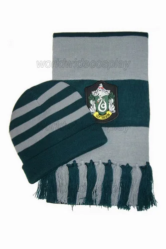Бесплатная доставка женская футболка для косплея Slytherin женский шарф