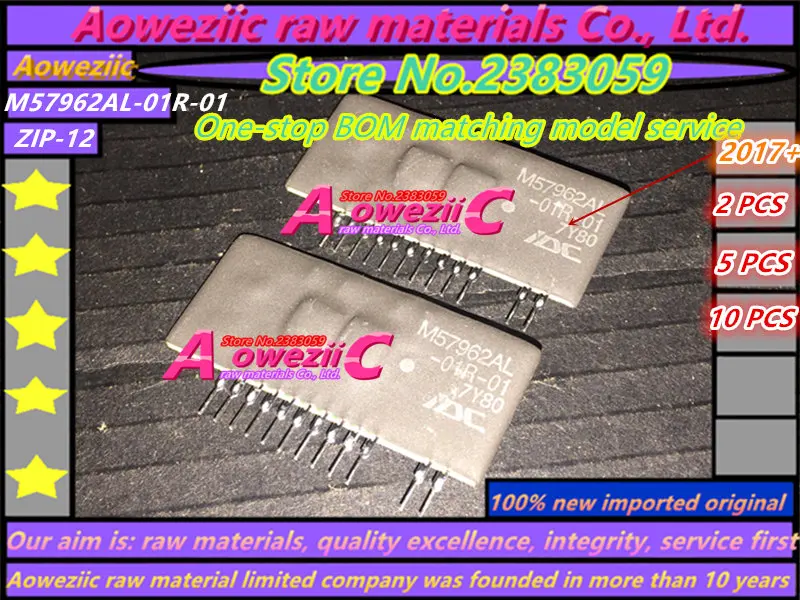 

Aoweziic 2017 + 100% новый импортный оригинальный M57962AL-01R-01 M57962AL-01R M57962AL M57962A ZIP-12 IGBTdriver чип модуль