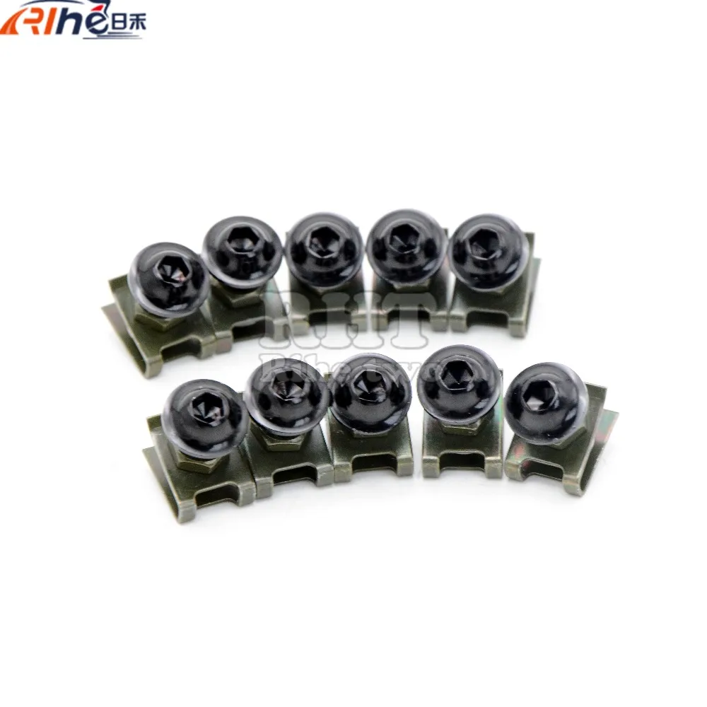 6mm motorcycle fairing screw kit set screws for yamaha fz6 fazer fz6r fz8/xj6 diversion fz1 mt-/fz-mt-09/sr/fz9 ducati | Автомобили и