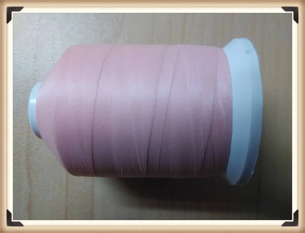 Ярко розовая мини катушка 1000 м 100% нейлон светится в темноте светящаяся нить с