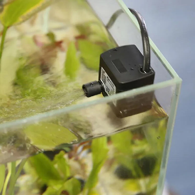 10W погружной водяной насос с светодиодный свет 220V для аквариума пруд фонтан