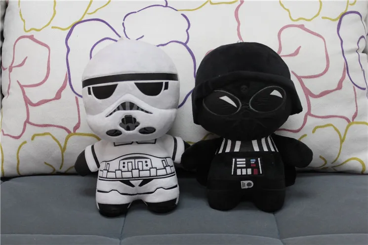 Звездные войны 4 шт. Дарт Вейдер и Штурмовик робот BB 8 R2 D2 фильм плюшевые куклы