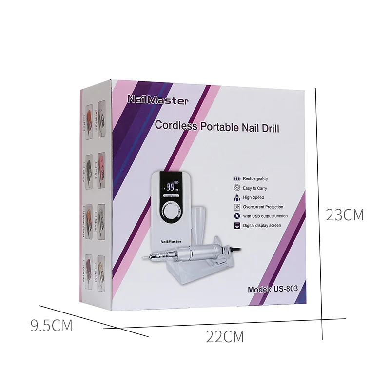 

Portable Electric Nail Art Machine Nail Drills Polishing 35000 Rpm NShopping