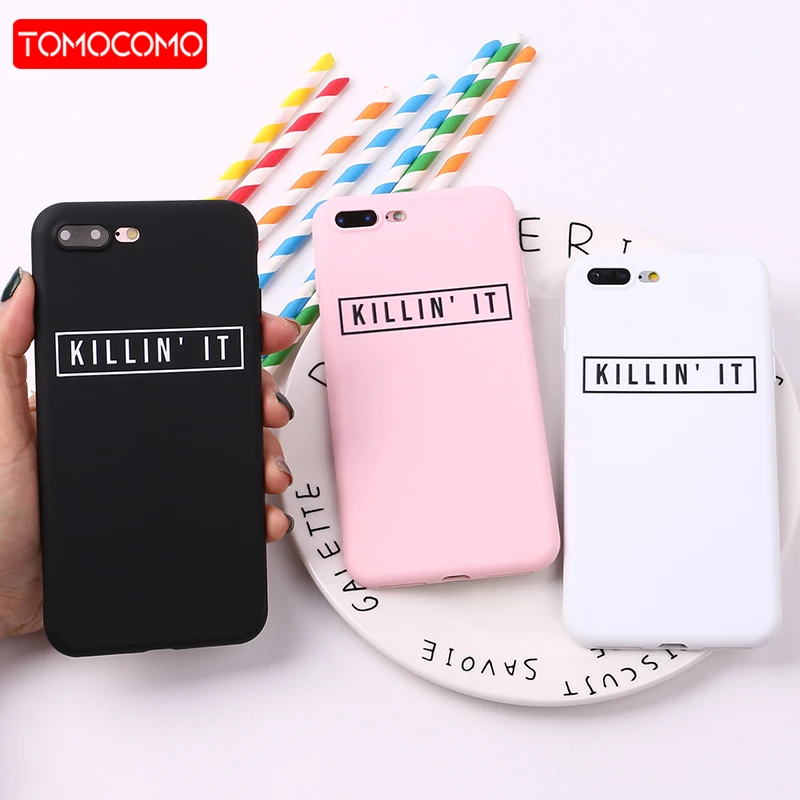 Мягкий матовый Силиконовый чехол Killin It из ТПУ для iPhone 11 6 6S 12 SE 8 8Plus X 7 7Plus XS