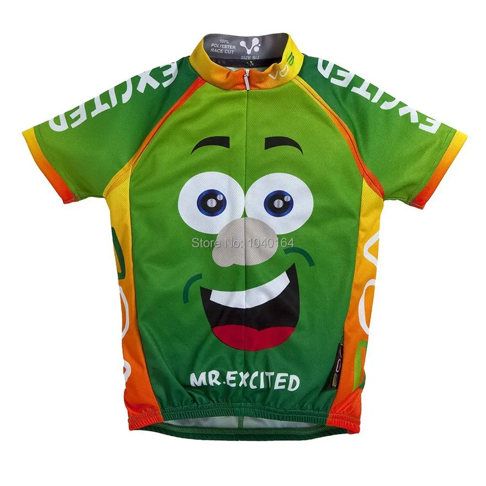 Веломайка Mr Excited для мальчиков быстросохнущая дышащая рубашка с коротким рукавом