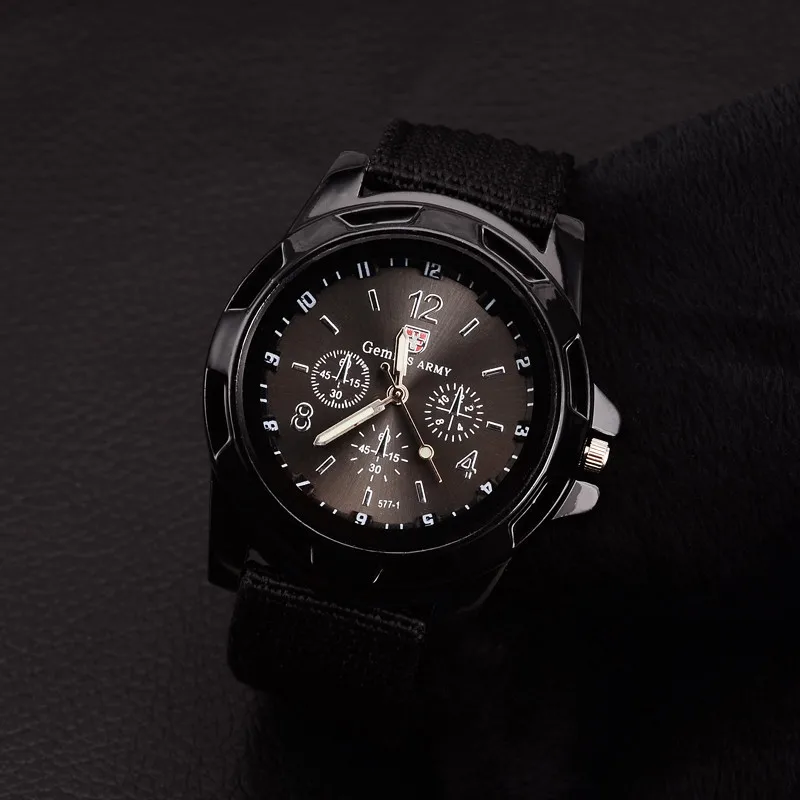 

Mens Watch Army Military Quartz Sports Fashion Casual Watches Nylon Strap relogio masculino Men Out door Running Wristwatches
