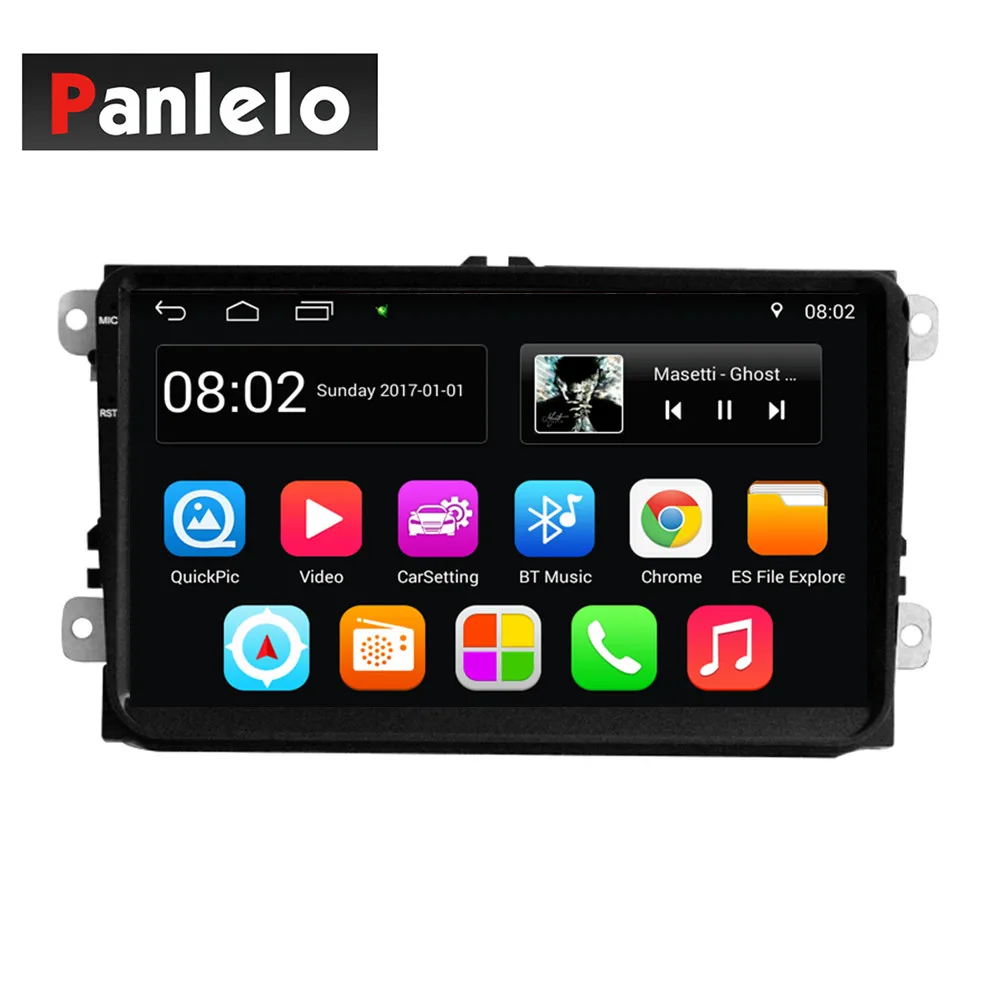 Автомагнитола Panlelo 2 Din мультимедийный плеер с 9 дюймовым сенсорным экраном Android 8 1