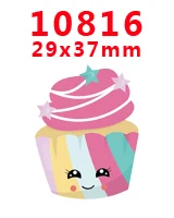 10816 30 шт мультфильм персонаж плоское украшение из смолы PR 10527 - Color: 10816