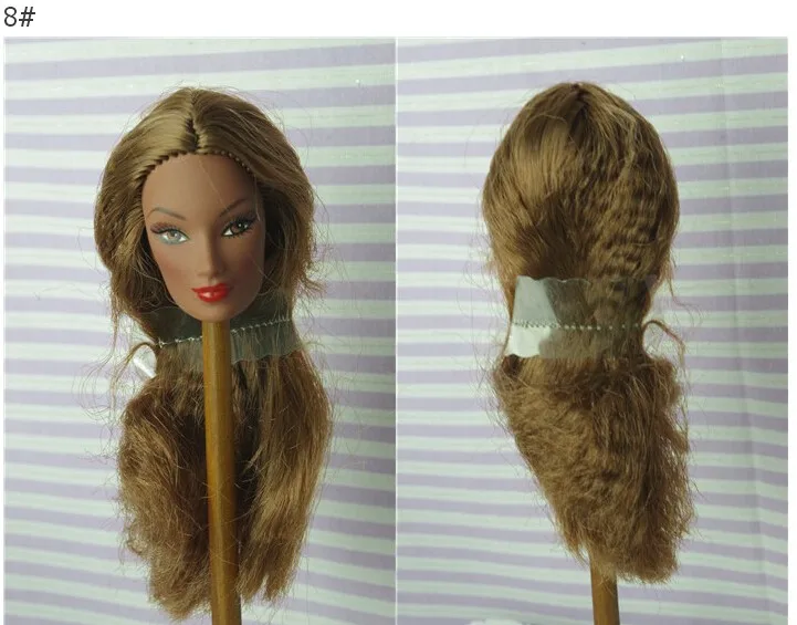 Новинка оригинальная голова для кукол Barbi, FR цельная кукла голова DIY аксессуары кукольные головы Мода роялти