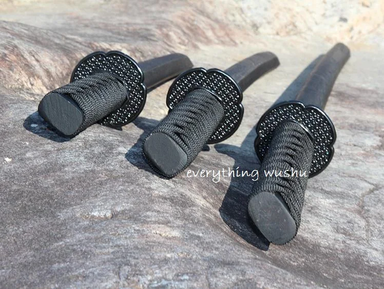 Деревянный меч из твердой древесины самурайский тренировочный Катана мечи