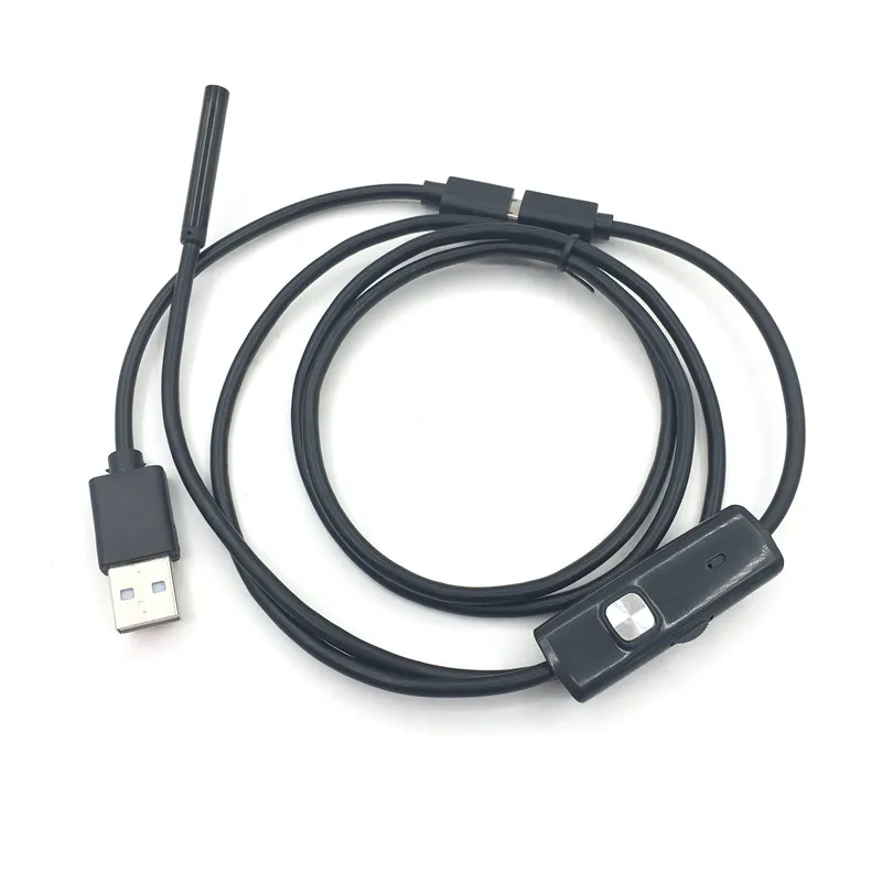 Камера Эндоскоп 2 в 1 USB 7 мм м 6 светодиодов|mini camera|micro cameracamera micro |