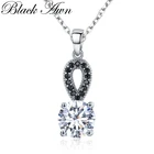 BLACK AWN серебряный цвет ювелирные изделия ожерелье для женщин милые элегантные Ожерелья Подвески K012