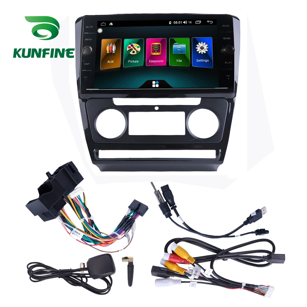 Octa Core ROM 64GB Android 8.1 Car DVD GPS Navigation Player Deckless Stereo for Skoda Octavia 2007 2008 2009 2010 2011 2012 | Автомобили