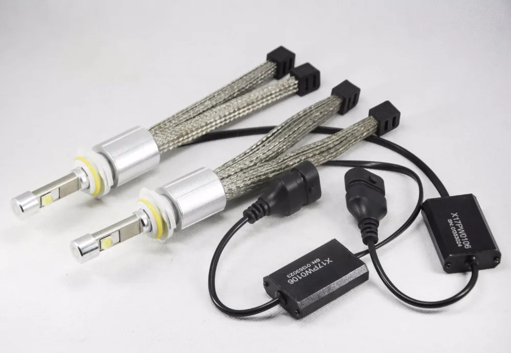 1 комплект 9012 HIR2 110W 13200LM P70 светодиодная фара XHP 70 4 светодиодный чип без
