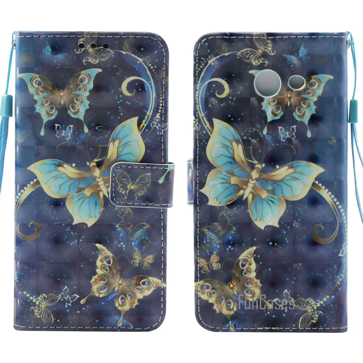 3D Painted PU Case SFor Funda Samsung Galaxy J3 2017 US Leather Phone Hoesje Version Copue | Мобильные телефоны и