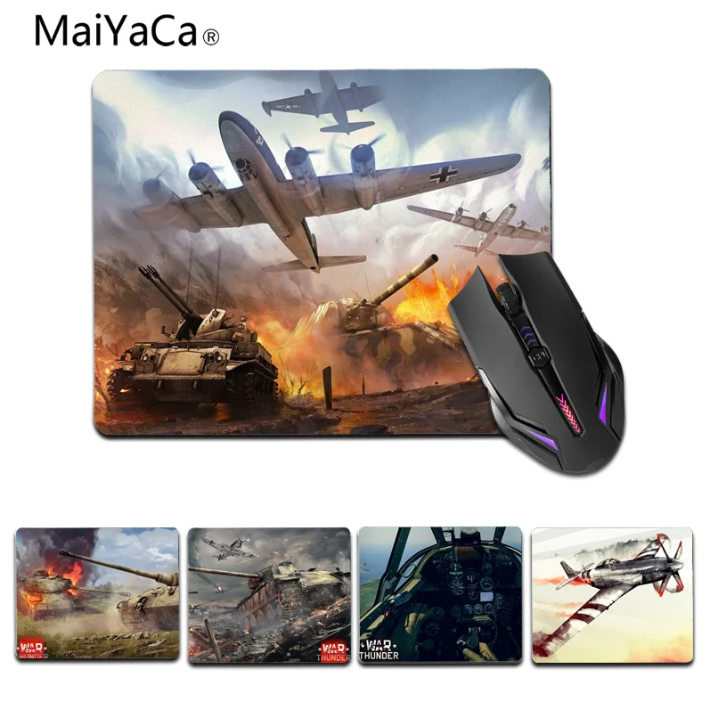 Высокоскоростной игровой коврик для мыши MaiYaCa War Thunder размер 25x29 см | Компьютеры и