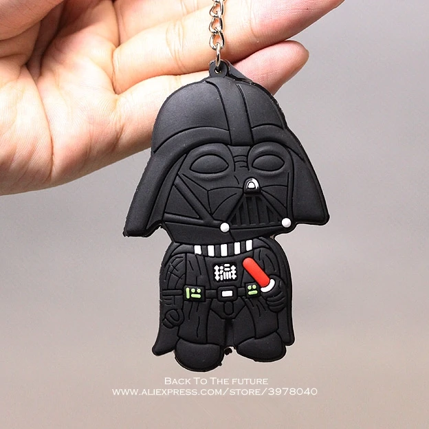 Disney Star Wars 6cm key ring Anime Figure doll mini Action Black Series Darth Vader toys model for children gift | Игрушки и хобби