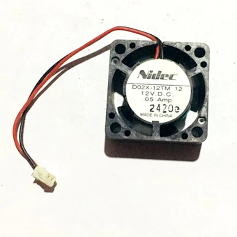 Для Nidec D02X-12TM 2 5 см 25x25x1 0mm DC 12V 0.05A 0 6 Вт линии долгий срок службы мини вентилятор