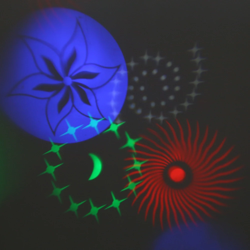 Premium LED Stage Light Magic Ball Disco DJ Laser Lighting with 8PCS Switchable Pattern Lens For Wedding Christmas Halloween | Лампы и