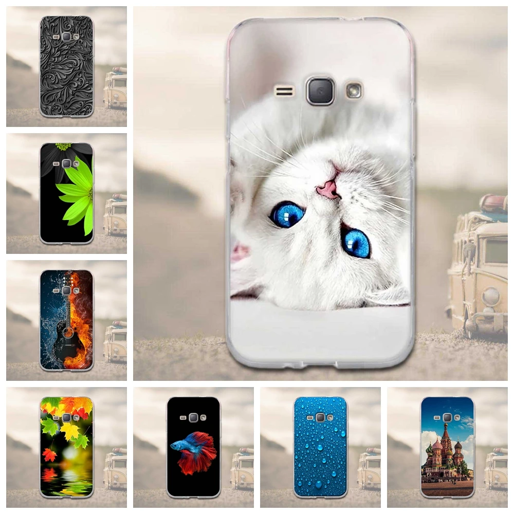 Мягкий чехол из ТПУ для Samsung Galaxy J1 2016 J120 J120F с 3D рельефом J1(6) 2016|case for samsung galaxy|case
