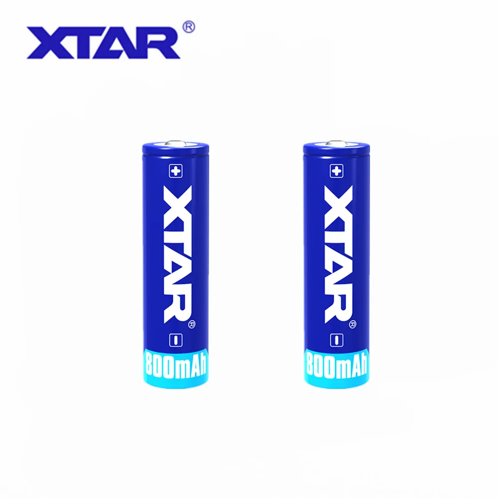 Аккумуляторная батарея Xtar 14500 2 шт. 800 мА/ч 3 7 В защищенная от фонарей с Nitecore новинка