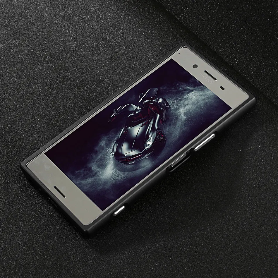 Металлический бампер для Sony Xperia XZ Premium 5 дюйма Ультратонкий алюминиевый рамка