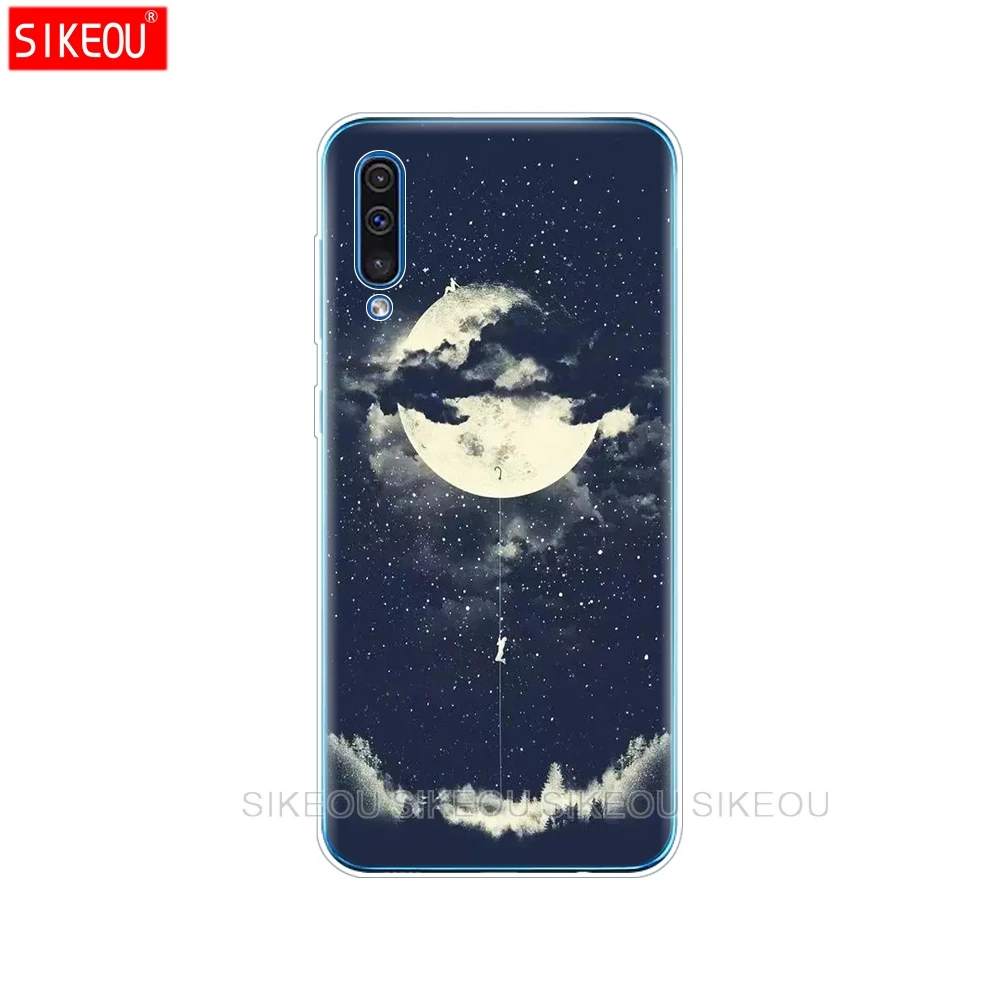 Для samsung Galaxy A50 силиконовый прозрачный Футляр задняя крышка чехол для телефона для samsung A50 A505 A505F SM-A505F мягкий чехол 6,4" - Цвет: 33778
