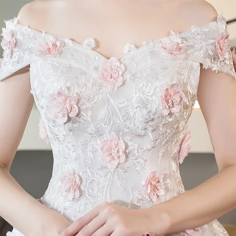 Vestidos De Noiva 2019 элегантное ТРАПЕЦИЕВИДНОЕ свадебное платье без бретелек с