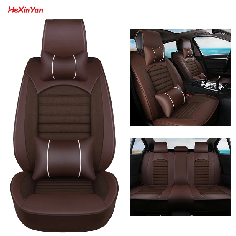 

HeXinYan Universal Car Seat Covers for Chery all models A1/ 3/5 Cowin Fulwin Riich E5 E3 QQ3 6 V5 Tiggo t11 X1 auto styling