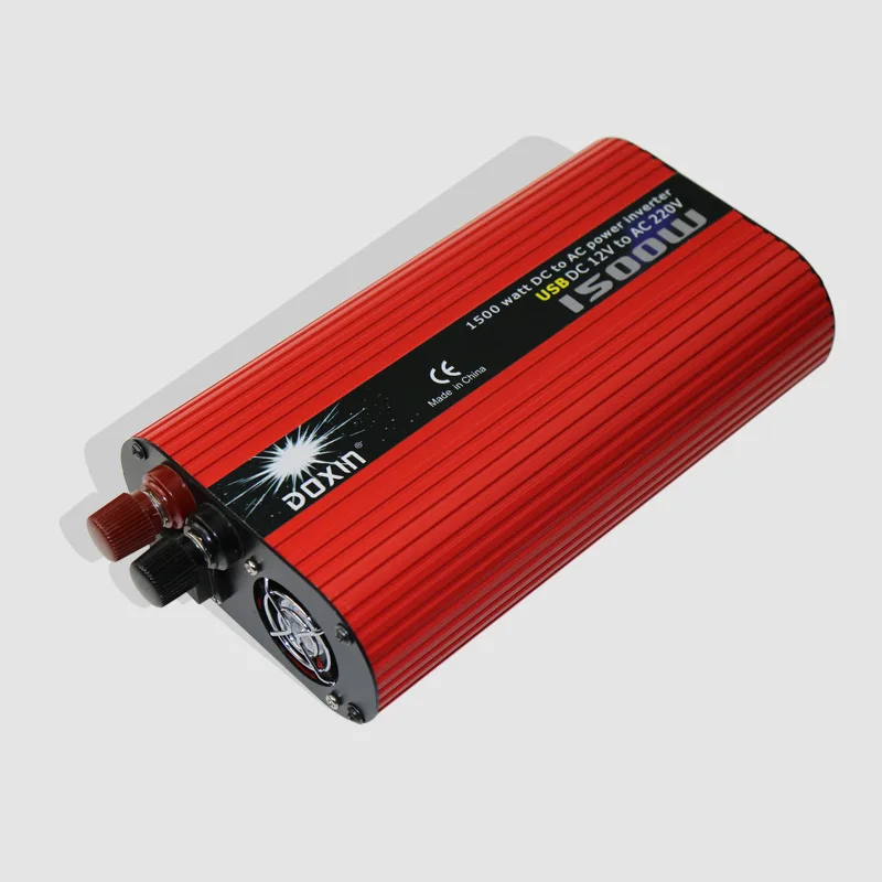 Преобразователь напряжения 12 В в 220 24 48 Инвертор 1500 Вт двойной USB мощности