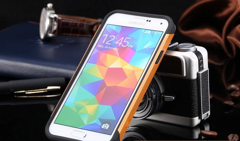 S5 i9600 Case Прохладный Броня Ударопрочный Двухслойный Силиконовые Футляр Вернуться