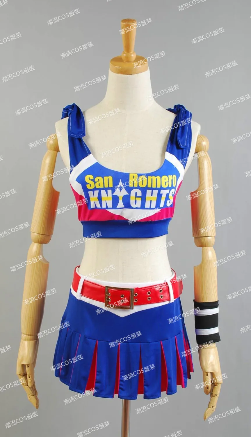 

2016 Lollipop Chainsaw Juliet Starling Uniform Girls Dress Top Party Halloween Cosplay Costumes