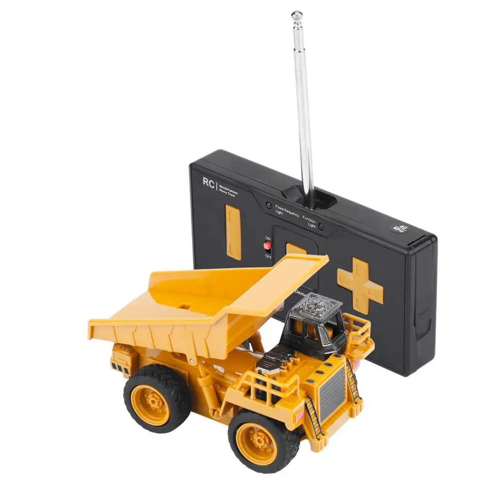 Горячая 1/64 RC экскаватор грузовик-экскаватор игрушечный экскаватор/демпинг автомобиль/кран мини строительная машина игрушки для детей детский подарок