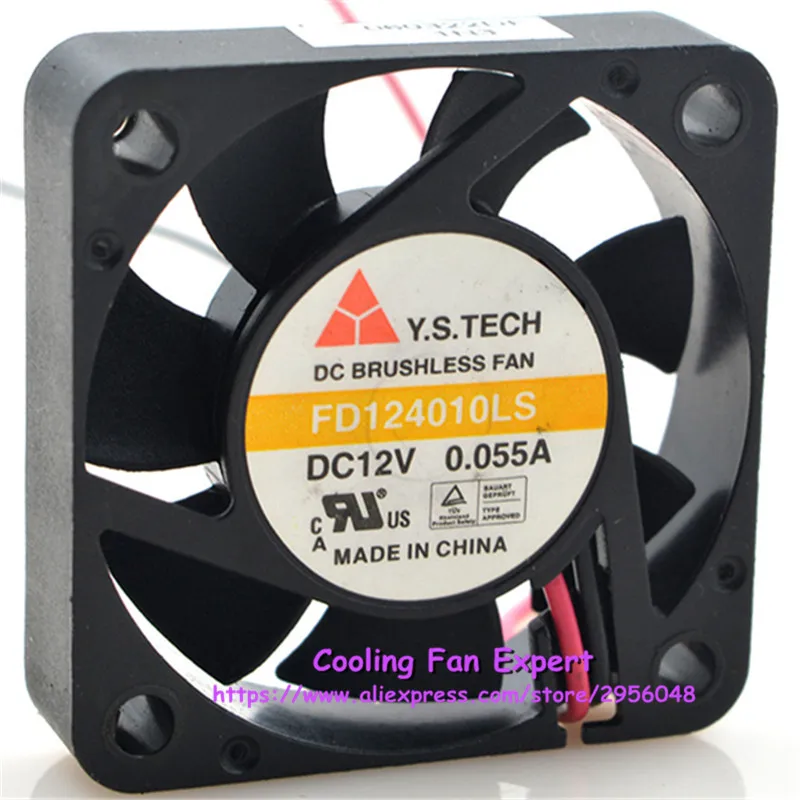 Y.S.Tech FD124010LS Ультра тихий масляный Вентилятор охлаждения подшипника постоянного