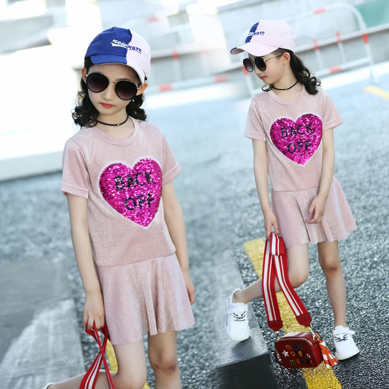 Love Heart Letter Pattern Baby Girl Dresses 2018 Fashion Summer Princess Casual Dress Cotton Children Clothing 8ds033 | Детская одежда