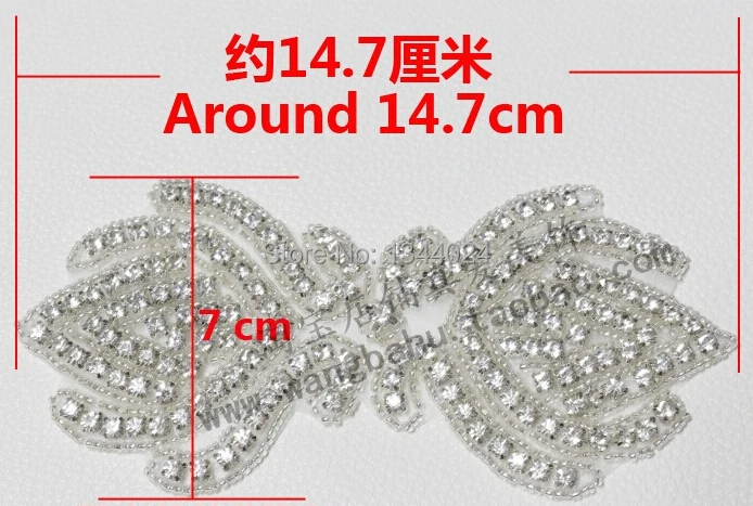 2 шт. бесплатная доставка Прозрачная отделка с бисером из горного хрусталя|bead