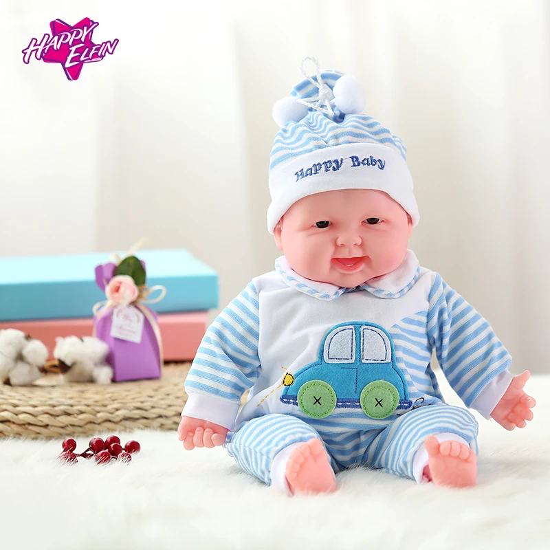 Винил Куклы 52 см Кукла Reborn Baby коричневый парик Девушка ручной работы из хлопка