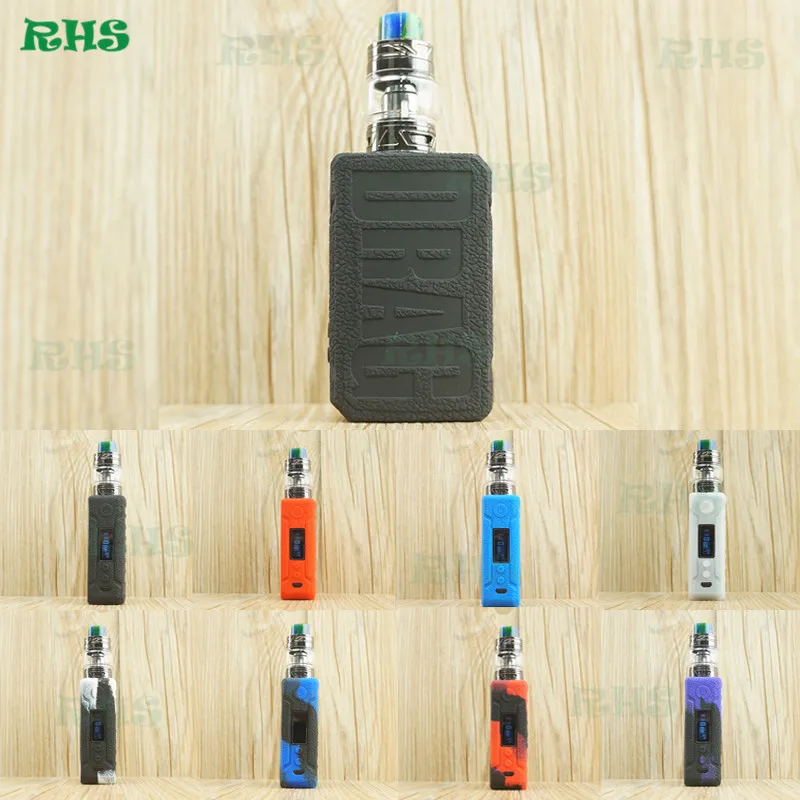 5 шт. RHS Новая Привлекательная электронная сигарета мощный Voopoo Drag 2 177W Vape комплект, силиконовый чехол, красочные дешевые цены