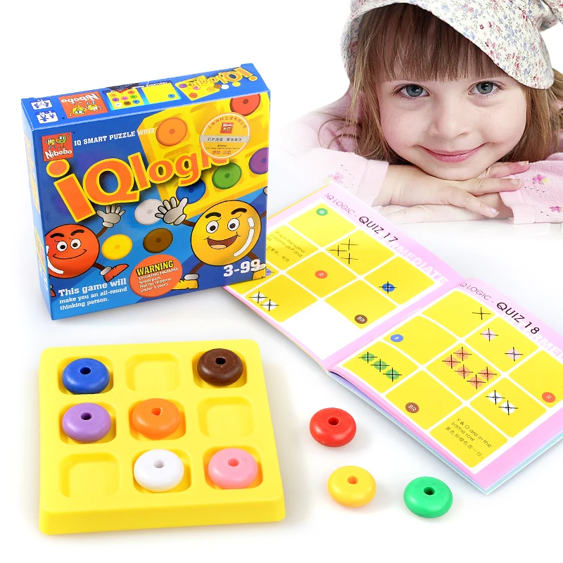 

Детские Обучающие шарики IQ Logic Puzzle Mind Brain Teaser подарок для детей 1 Руководство 60 проблем