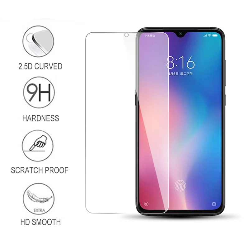 9H HD закаленное стекло для Xiao mi 9 A2 red 6 протектор экрана на 6A pro 8 7 note7 Pro 5
