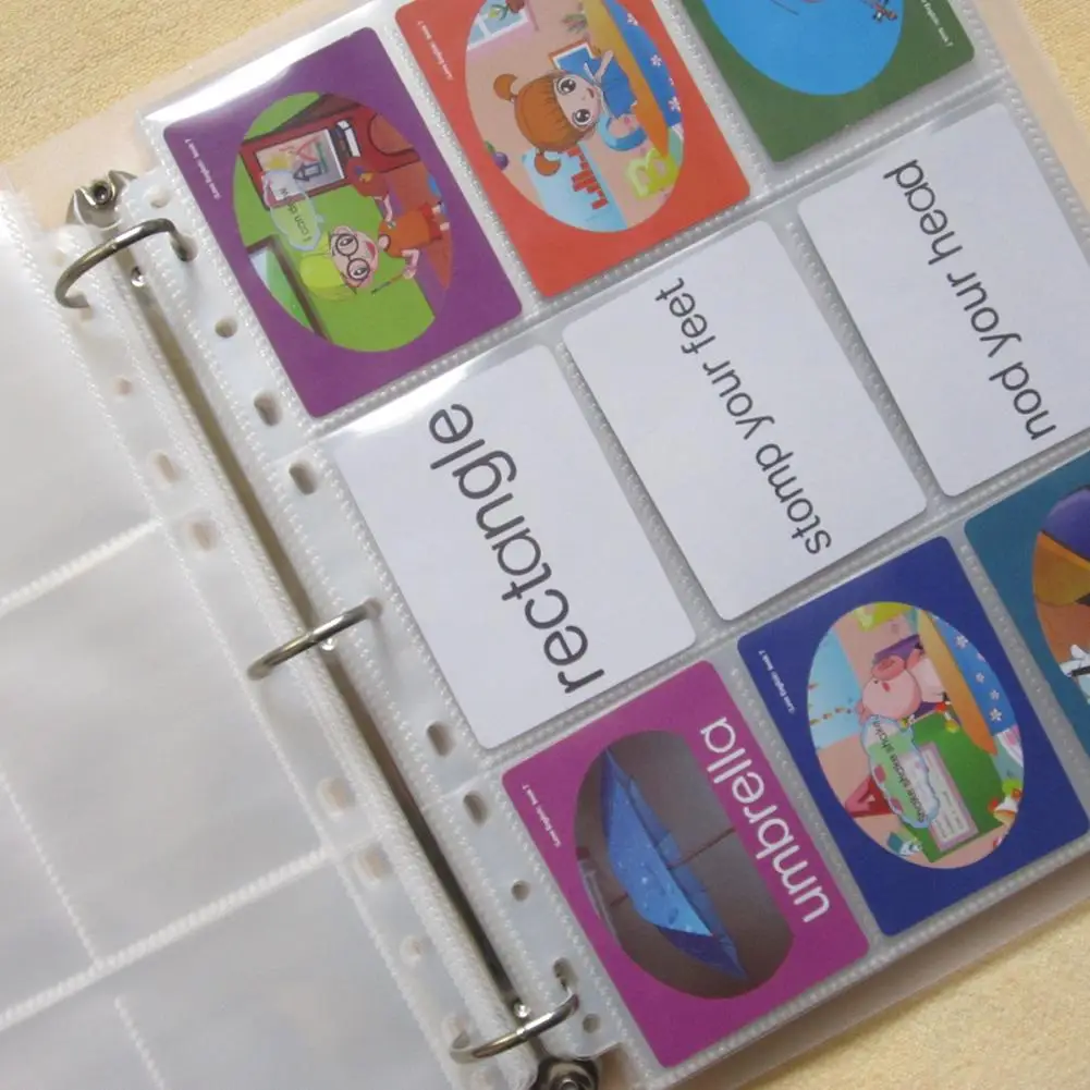 PP книга для игр с 9 отделениями альбом коллекция прозрачный держатель карты карта