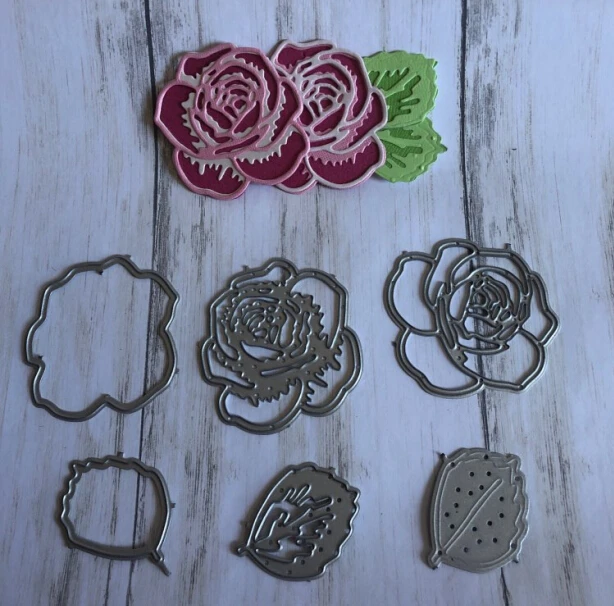 McDies Crafts Металлические Стальные режущие штампы новинка 2019 трафарет с розами и