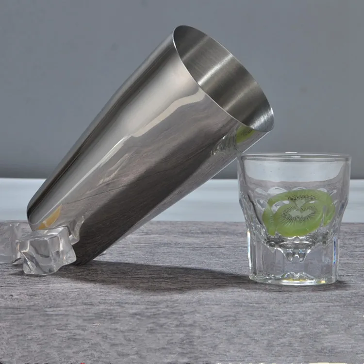 

1PC Professional Stainless Steel Wine Bar Cocktail Shaker Metal Milk Coffee Shaker Cup Kitchen Gadget PH 012