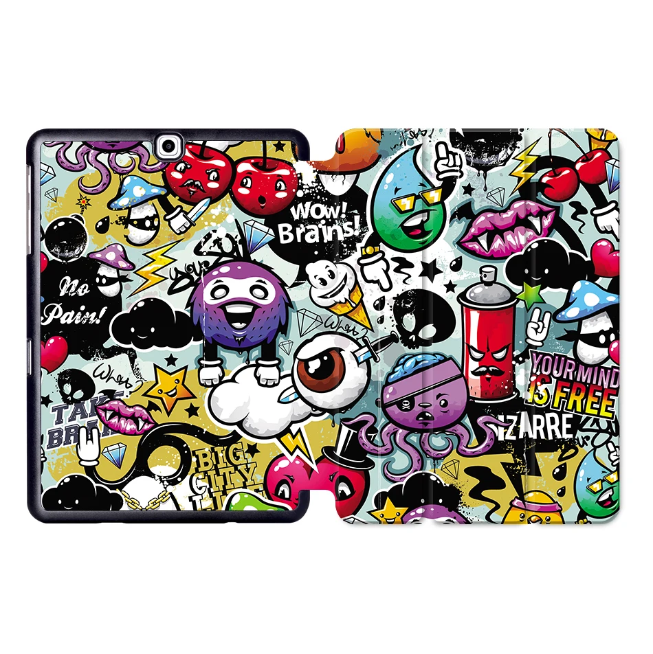 SS04 MTT Smart Cover для samsung Galaxy Tab S2 9,7 дюймов Чехол-книжка из искусственной кожи Подставка планшет чехол SM-T810 SM-T813 SM-T815 SM-T819 fundas - Цвет: SS04