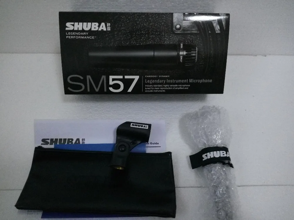 Новый бренд SHUBA sm57LC высокого качества! Проводные микрофоны ручной микрофон для