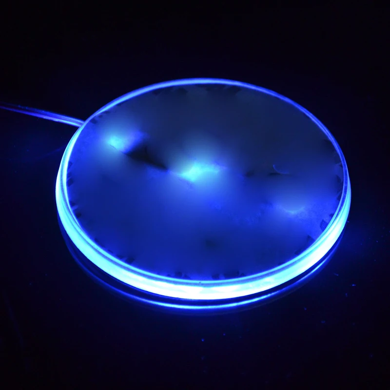 Синий 82 мм эмблема значок Логотип Стикеры светодиодное фоновое освещение для BMW 3