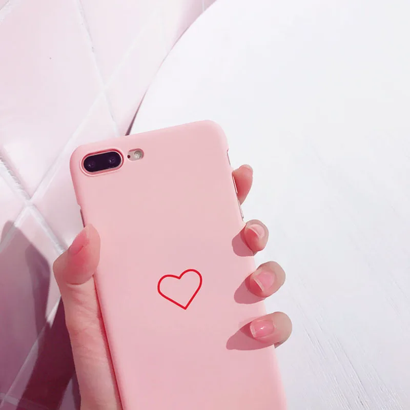 Чехлы для телефонов KACOOL с сердечками iPhone 6 6Plus 6s Plus жесткий защитный чехол из