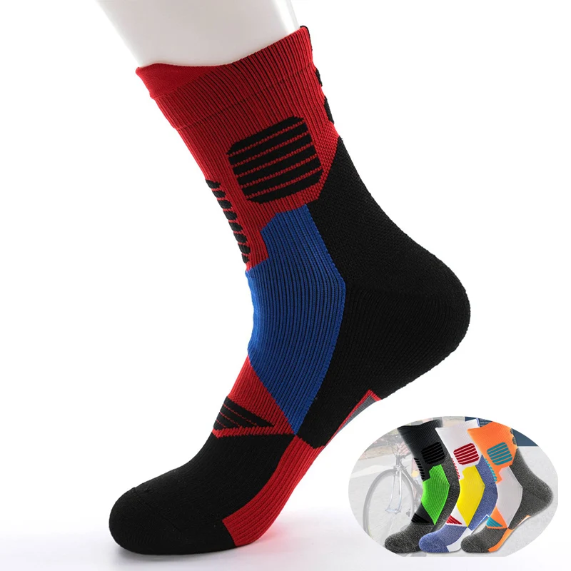 Новинка 2019 профессиональные баскетбольные носки теплый велосипедный Носок для