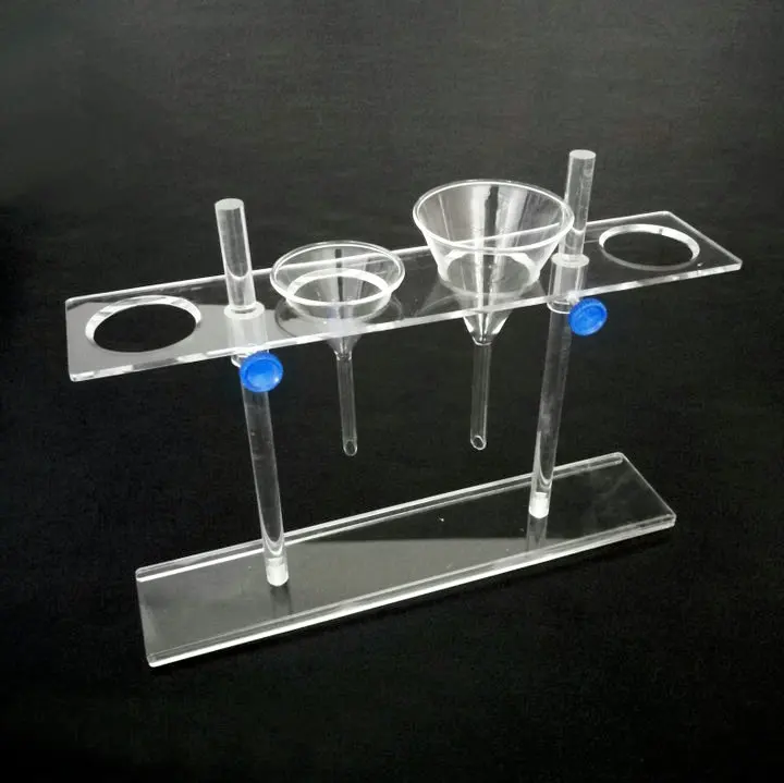 

Подставка для воронки из органического стекла, с отверстием для отверстия 1 шт./лот, диаметр 55 мм, 4 отверстия, поддержка для треугольных воро...