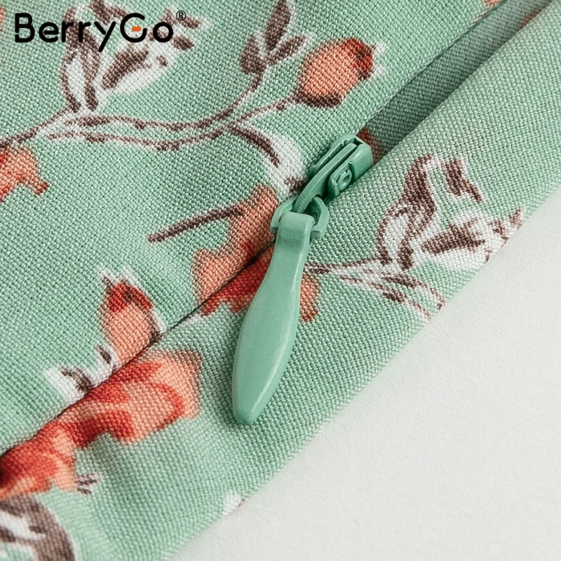 BerryGo пикантные boho платья для женщин мини платье облегающее с открытыми плечами
